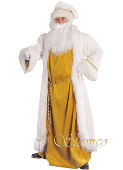 Costume White Santa Claus