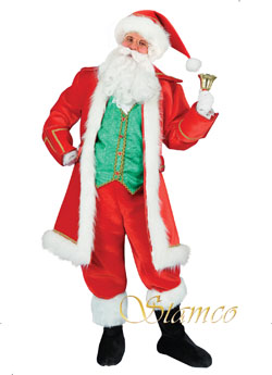 Costume Santa Claus Green