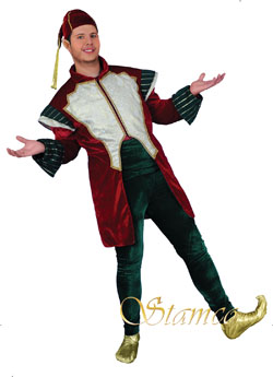 Costume Elf Deluxe Burgundy