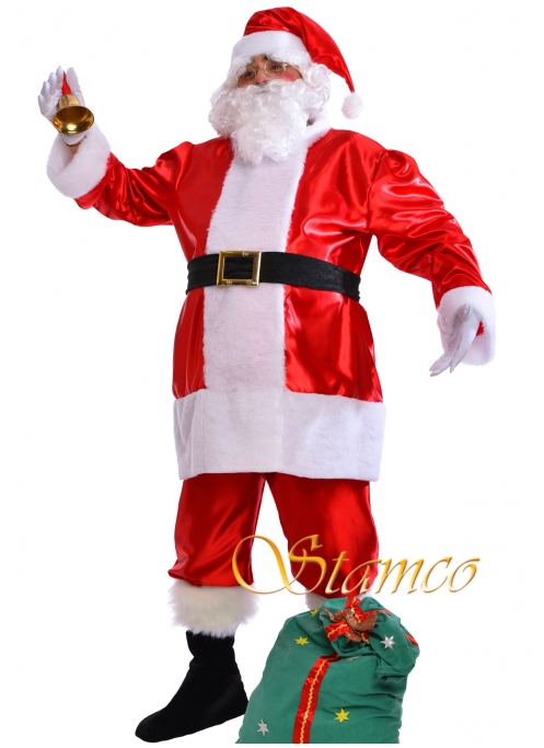 Costume Santa Claus Satin XXL