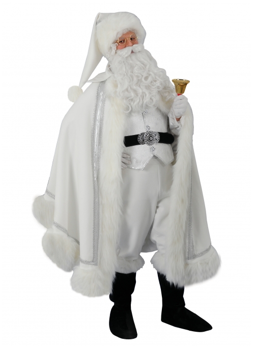 Costume White Santa Claus